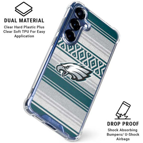 NFL Philadelphia Eagles Trailblazer Galaxy S25 Plus Clear Case