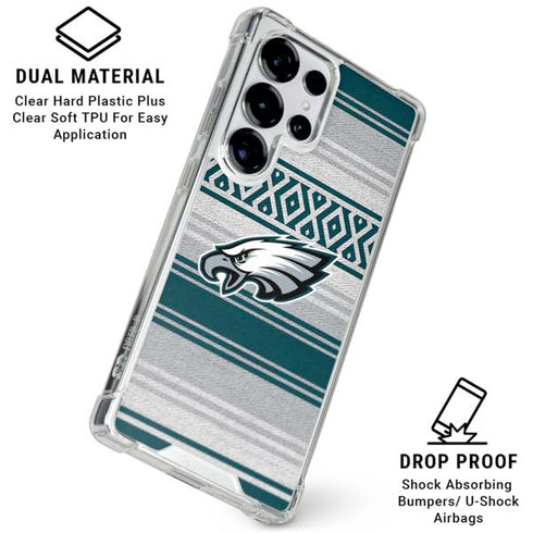 NFL Philadelphia Eagles Trailblazer Galaxy S25 Ultra Clear Case