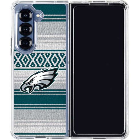 NFL Philadelphia Eagles Trailblazer Galaxy Z Fold6 Clear Case