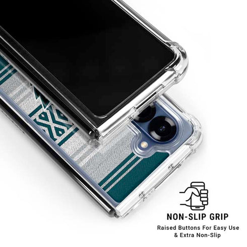 NFL Philadelphia Eagles Trailblazer Galaxy Z Fold6 Clear Case