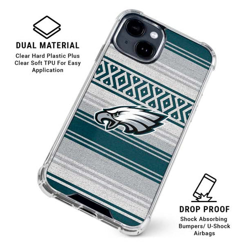 NFL Philadelphia Eagles Trailblazer iPhone 15 Clear Case