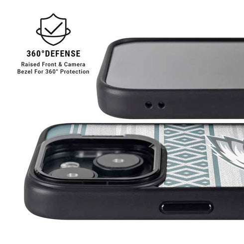 NFL Philadelphia Eagles Trailblazer iPhone 15 Plus Kickstand Case