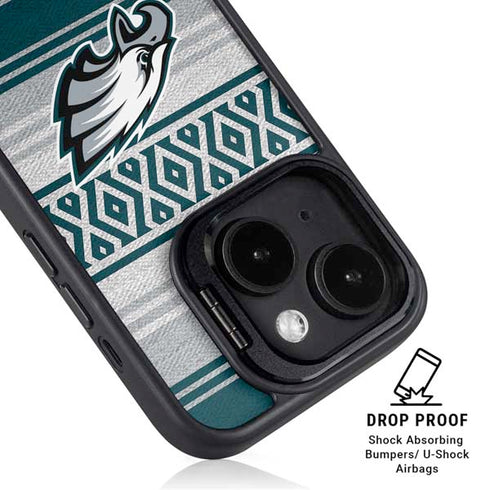 NFL Philadelphia Eagles Trailblazer iPhone 15 Plus Kickstand Case