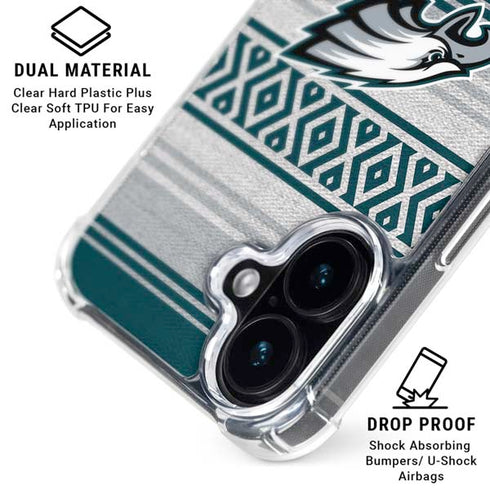 NFL Philadelphia Eagles Trailblazer iPhone 16 Clear Case