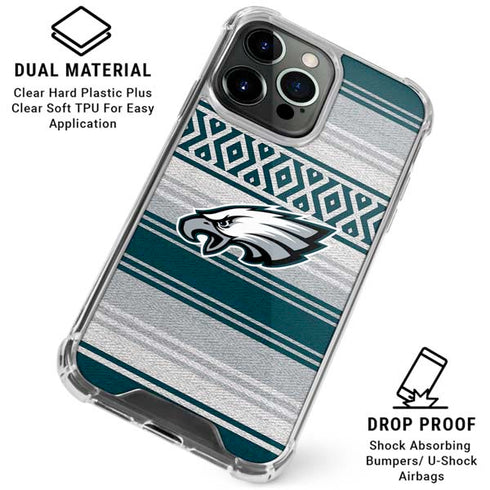 NFL Philadelphia Eagles Trailblazer iPhone 16 Pro Max Clear Case