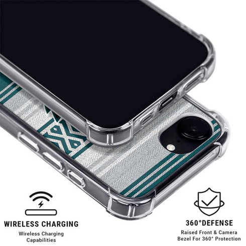 NFL Philadelphia Eagles Trailblazer iPhone 16e Clear Case