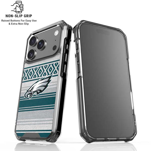 NFL Philadelphia Eagles Trailblazer iPhone 18 Pro Clear Case