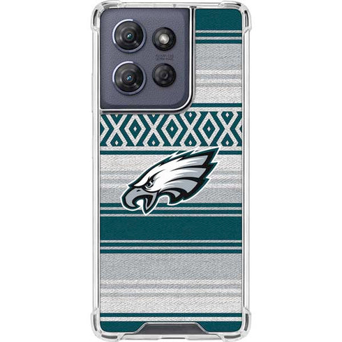 NFL Philadelphia Eagles Trailblazer Moto G Play 5G (2025) Clear Case