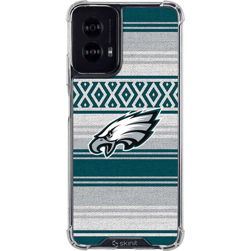NFL Philadelphia Eagles Trailblazer Moto G Power 5G (2024) Clear Case