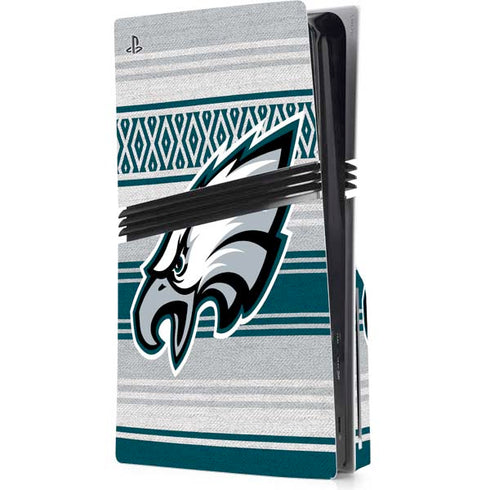NFL Philadelphia Eagles Trailblazer PS5 Pro Disk Console Skin