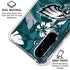 NFL Philadelphia Eagles Tropical Print Galaxy A36 5G Clear Case