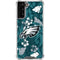 NFL Philadelphia Eagles Tropical Print Galaxy S22 Plus Clear Case