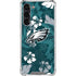 NFL Philadelphia Eagles Tropical Print Galaxy S24 FE Clear Case
