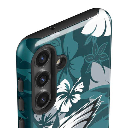NFL Philadelphia Eagles Tropical Print Galaxy S25 Plus Impact Case