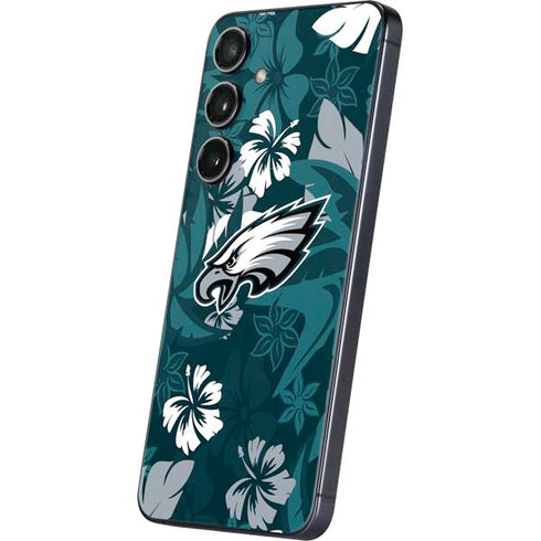 NFL Philadelphia Eagles Tropical Print Galaxy S25 Plus Skin