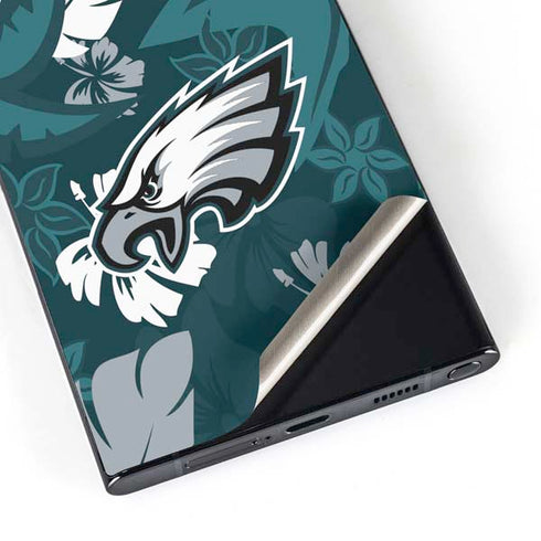 NFL Philadelphia Eagles Tropical Print Galaxy S24 Ultra Skin