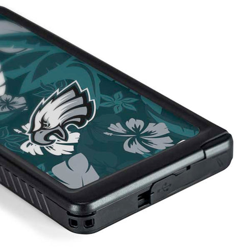NFL Philadelphia Eagles Tropical Print Galaxy S24 Ultra Waterproof Case