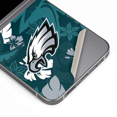 NFL Philadelphia Eagles Tropical Print Galaxy Z Flip6 Skin