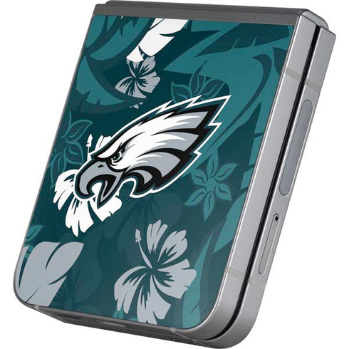 NFL Philadelphia Eagles Tropical Print Galaxy Z Flip6 Skin