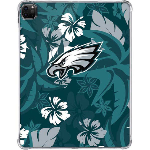 NFL Philadelphia Eagles Tropical Print iPad Pro 11in (2024) Clear Case