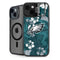 NFL Philadelphia Eagles Tropical Print iPhone 15 Kickstand Case
