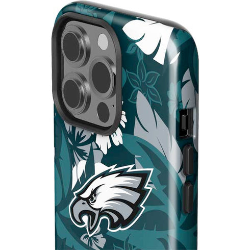 NFL Philadelphia Eagles Tropical Print iPhone 15 Pro Impact Case