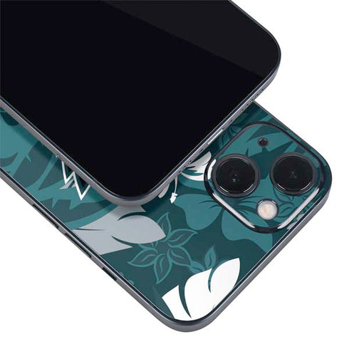 NFL Philadelphia Eagles Tropical Print iPhone 15 Skin