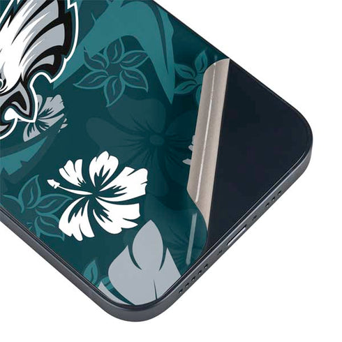 NFL Philadelphia Eagles Tropical Print iPhone 15 Skin