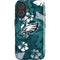 NFL Philadelphia Eagles Tropical Print iPhone 16 Plus Impact Case