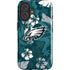 NFL Philadelphia Eagles Tropical Print iPhone 16 Plus Impact Case
