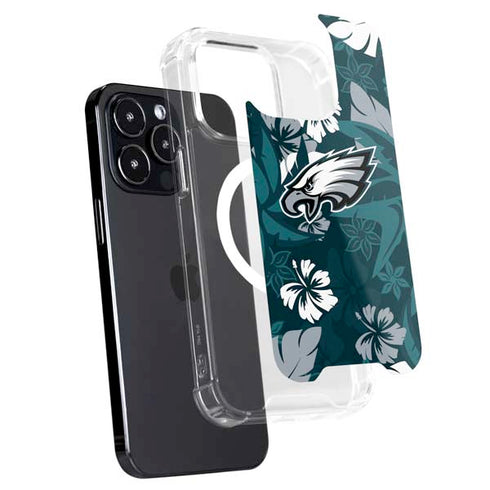 NFL Philadelphia Eagles Tropical Print iPhone 16 Pro MagSafe Case