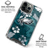 NFL Philadelphia Eagles Tropical Print iPhone 16 Pro Max Clear Case