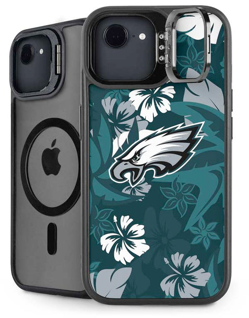 NFL Philadelphia Eagles Tropical Print iPhone 16e Kickstand Case