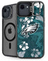 NFL Philadelphia Eagles Tropical Print iPhone 16e Kickstand Case