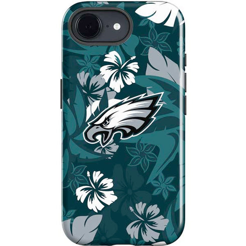 NFL Philadelphia Eagles Tropical Print iPhone 16e Impact Case