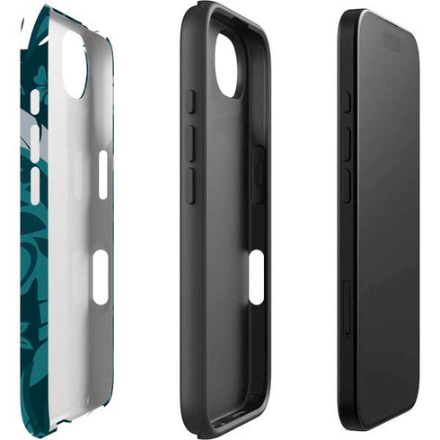 NFL Philadelphia Eagles Tropical Print iPhone 16e Impact Case