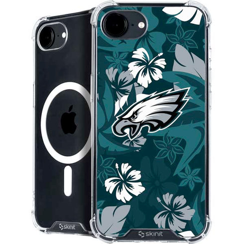 NFL Philadelphia Eagles Tropical Print iPhone 16e MagSafe Case