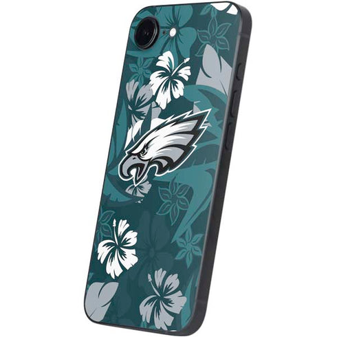 NFL Philadelphia Eagles Tropical Print iPhone 16e Skin