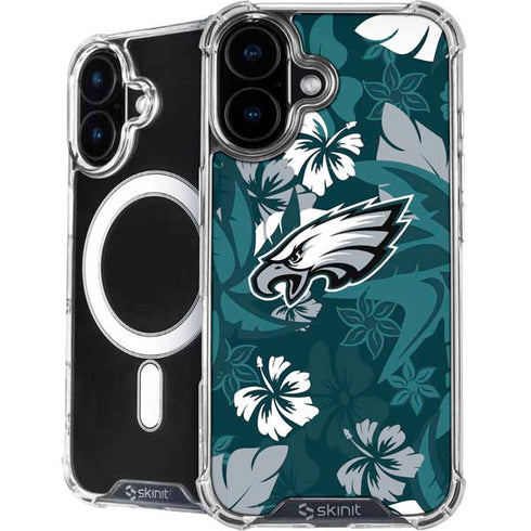 NFL Philadelphia Eagles Tropical Print iPhone 17 MagSafe Case