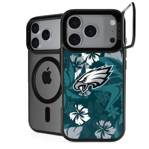 NFL Philadelphia Eagles Tropical Print iPhone 18 Pro Kickstand Case