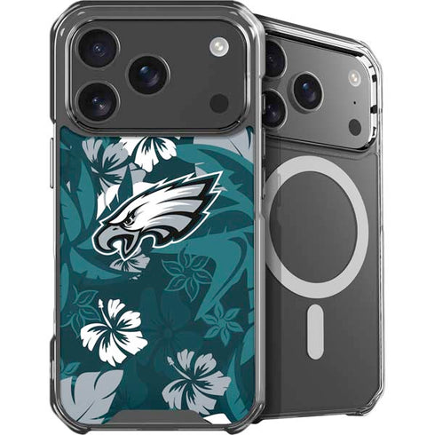 NFL Philadelphia Eagles Tropical Print iPhone 18 Pro MagSafe Case