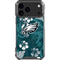 NFL Philadelphia Eagles Tropical Print iPhone 18 Pro Max Clear Case