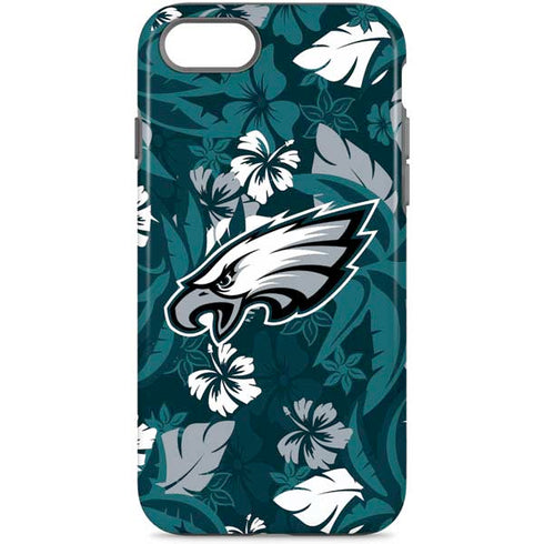 NFL Philadelphia Eagles Tropical Print iPhone Cases