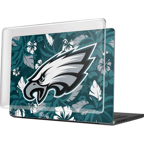 NFL Philadelphia Eagles Tropical Print MacBook Pro 14in (2021-24) Case plus Skin