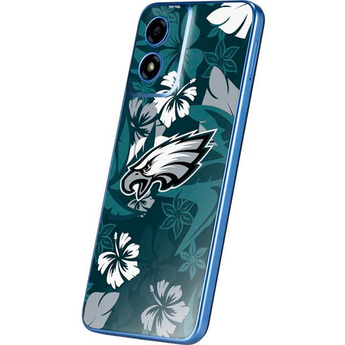 NFL Philadelphia Eagles Tropical Print Moto G Play 4G (2024) Skin