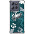 NFL Philadelphia Eagles Tropical Print Moto G Play 5G (2025) Clear Case