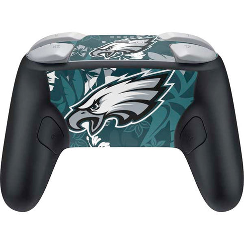 NFL Philadelphia Eagles Tropical Print Nintendo Switch 2 (2025) Pro Controller Skin