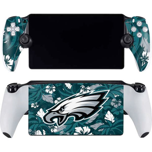 NFL Philadelphia Eagles Tropical Print PlayStation Portal Remote Player Skin