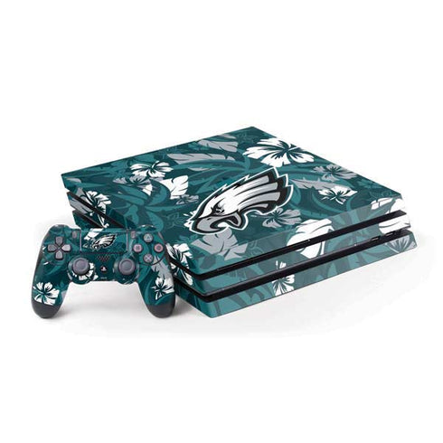 NFL Philadelphia Eagles Tropical Print PlayStation PS4 Skins