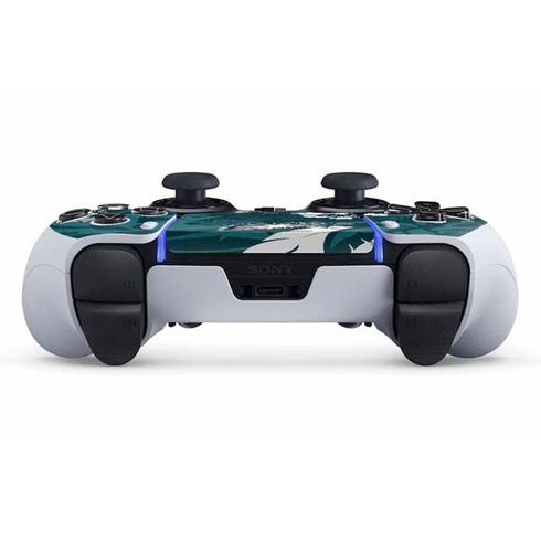 NFL Philadelphia Eagles Tropical Print PS5 DualSense Edge Pro Controller Skin